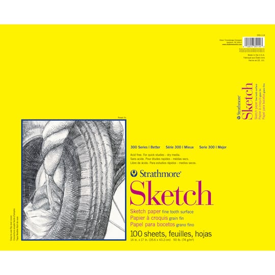 Strathmore® 300 Series Sketch Paper Pad
